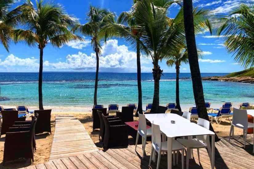 Romantique Et Bel Appartement En Bord De La Mer, Piscine Surveillee Et Belle Plage A 50M Saint-Francois  Exterior foto