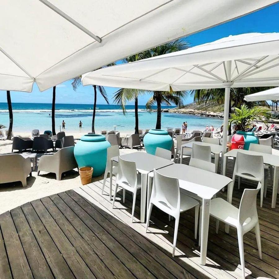 Romantique Et Bel Appartement En Bord De La Mer, Piscine Surveillee Et Belle Plage A 50M Saint-Francois  Exterior foto